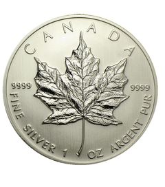 Kanadski javorjev list Ag - 31,1035 g (1 oz.) - AKCIJA